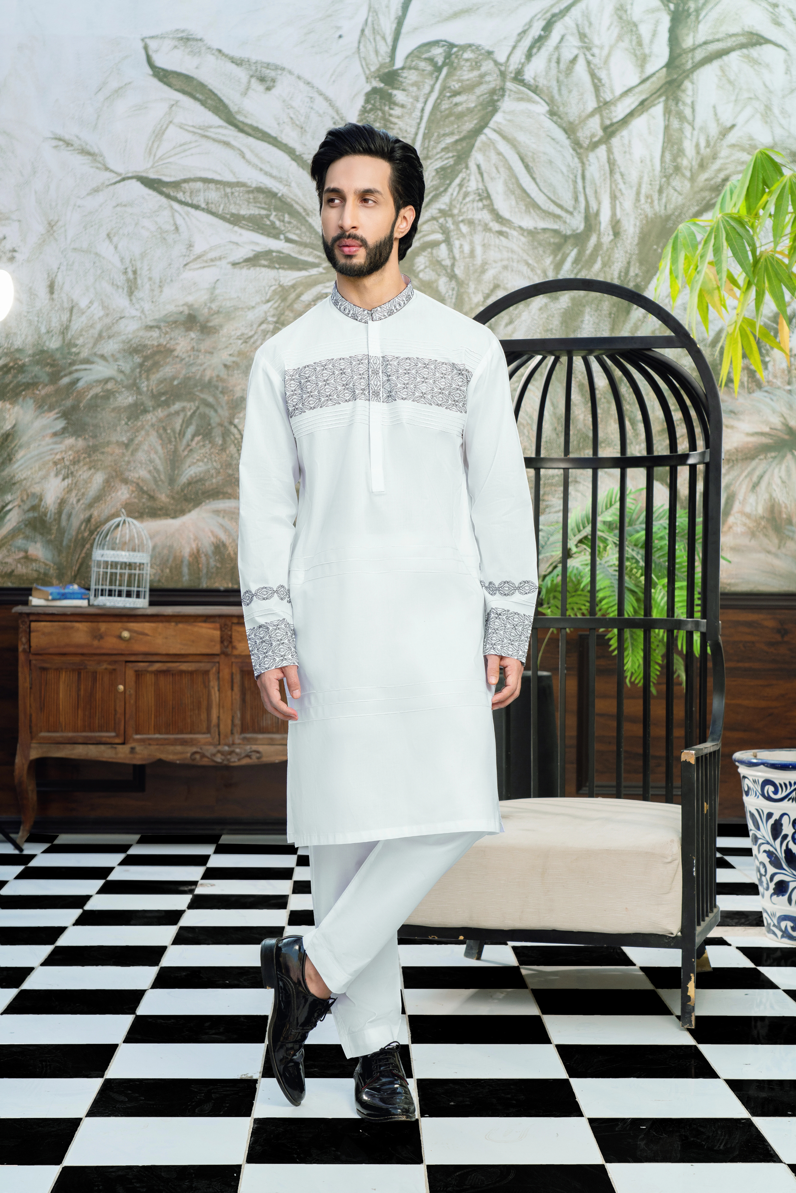 Cotton White Series WS-04 | CHAWLA