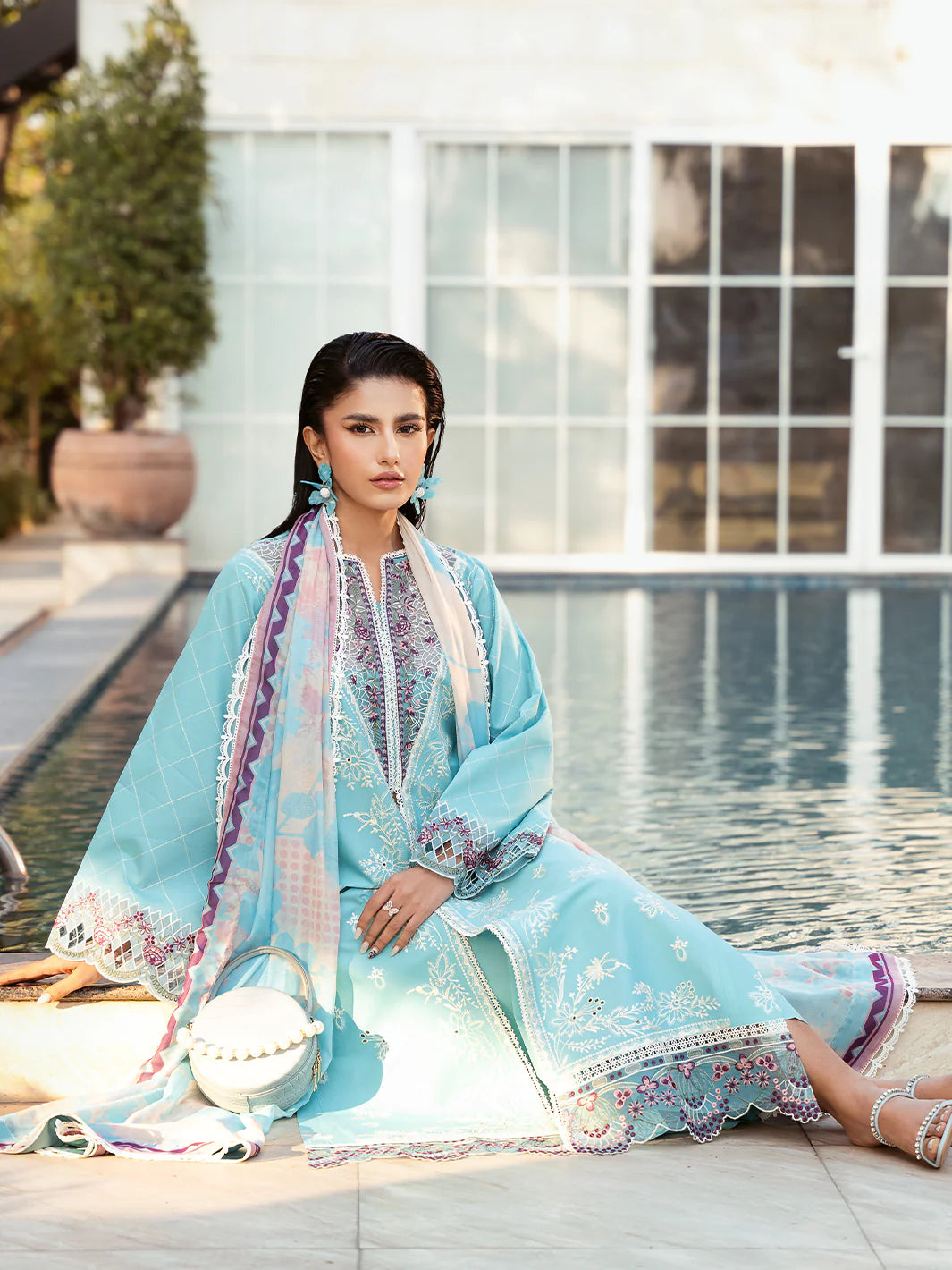 312 - A | 3 PC Lawn - Binilyas