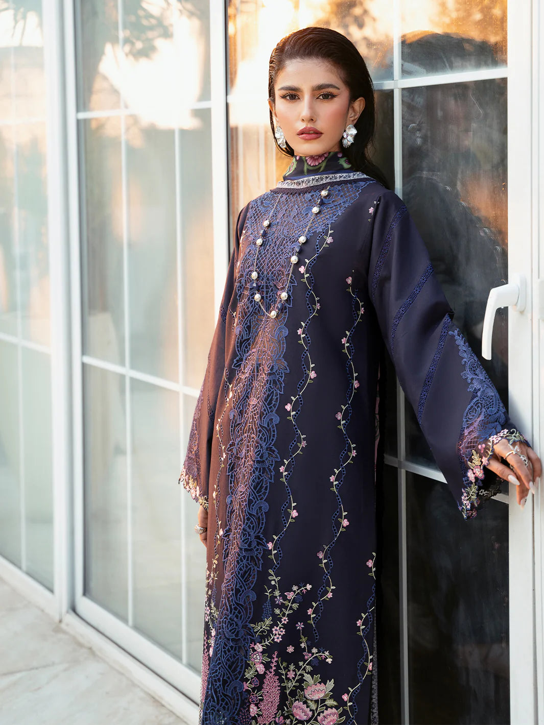 314 - B | 3 PC Lawn - Binilyas