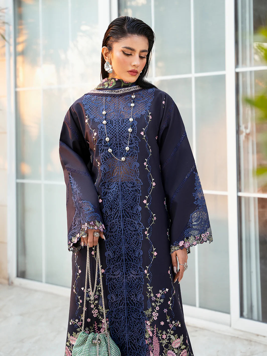 314 - B | 3 PC Lawn - Binilyas