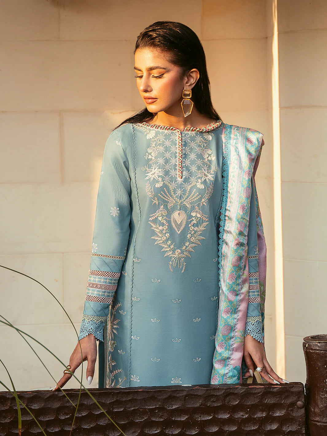 316 - B | 3 PC Lawn - Binilyas