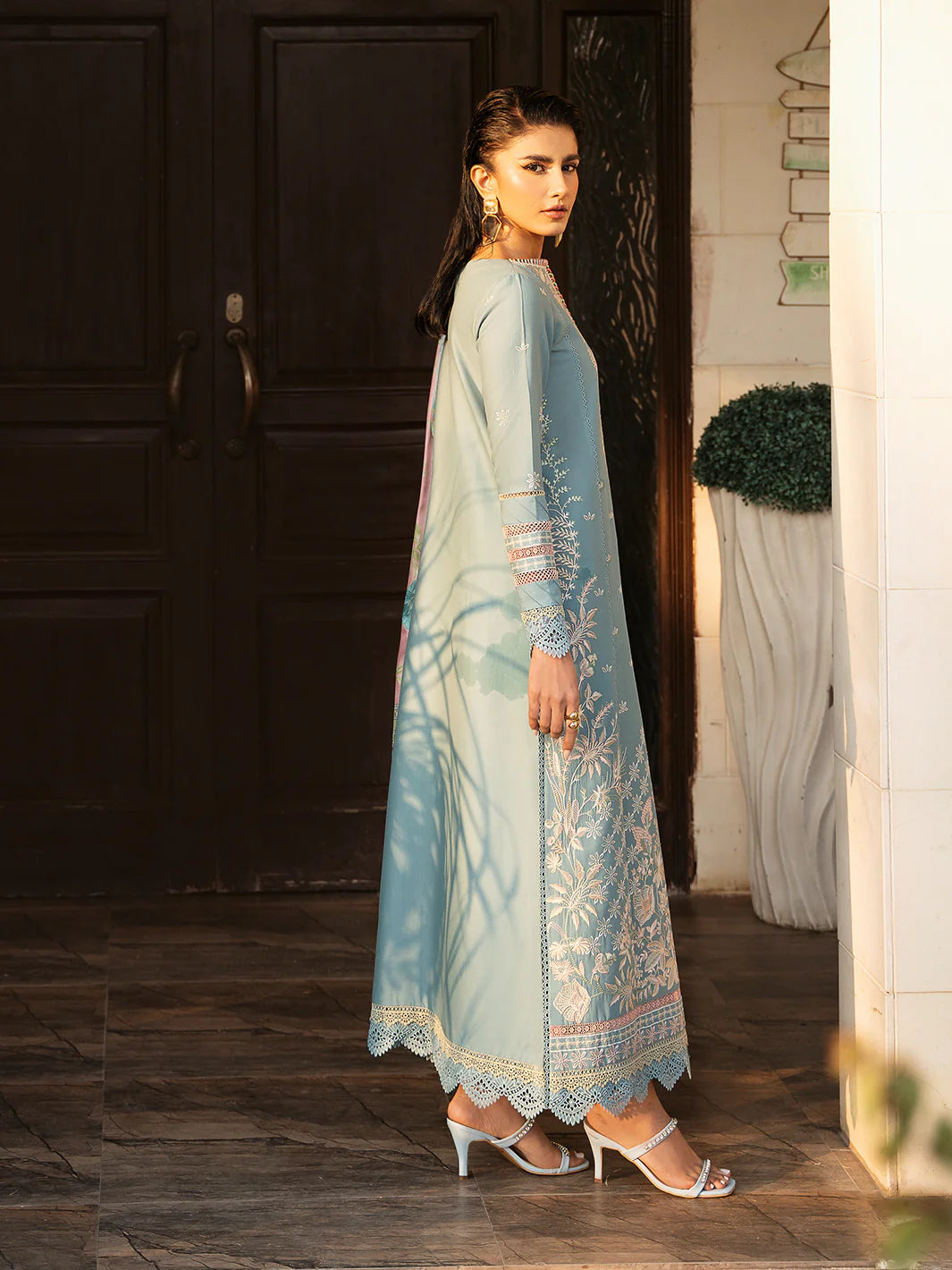 316 - B | 3 PC Lawn - Binilyas