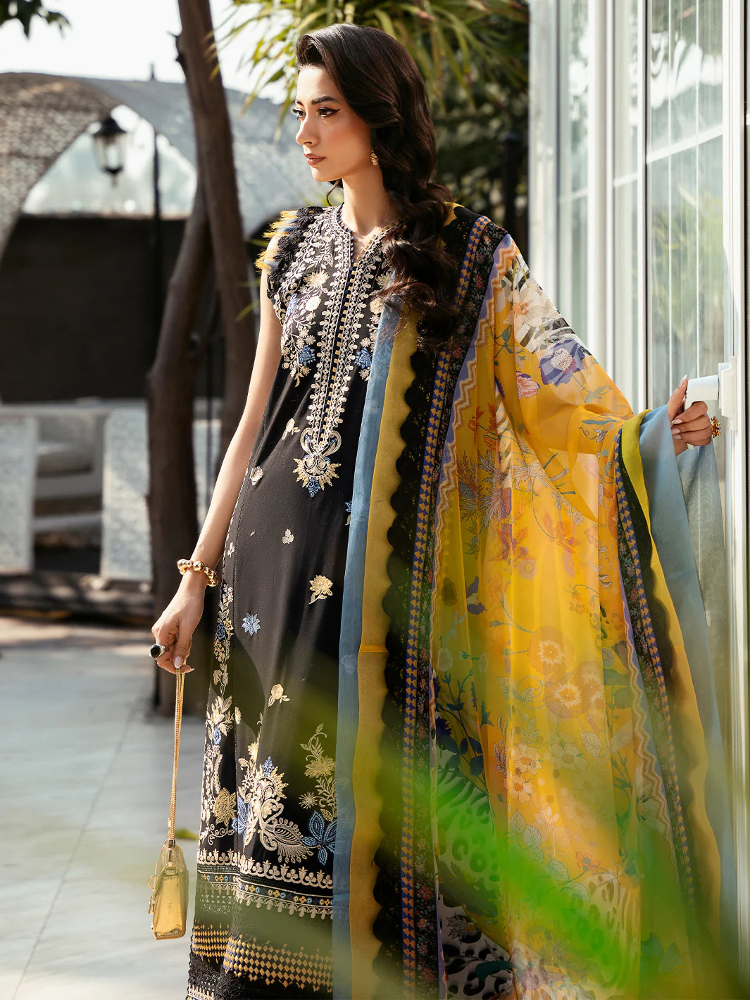 317 - A | 3 PC Lawn - Binilyas