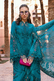 3 Piece Unstitched Embroidered Dobby Lawn Suit | D-2513-B - MARIA.B