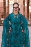 3 Piece Unstitched Embroidered Dobby Lawn Suit | D-2513-B - MARIA.B