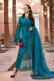 3 Piece Unstitched Embroidered Dobby Lawn Suit | D-2513-B - MARIA.B