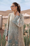 3 Piece Unstitched Embroidered Dobby Lawn Suit | D-2515-B - MARIA.B