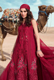 3 Piece Unstitched Embroidered Lawn Suit | D-2504-A - MARIA.B