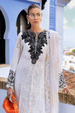 3 Piece Unstitched Embroidered Paper Cotton Suit | D-2505-A - MARIA.B