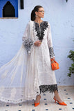 3 Piece Unstitched Embroidered Paper Cotton Suit | D-2505-A - MARIA.B