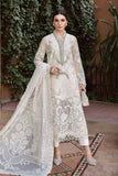 3 Piece Unstitched Embroidered Organza Suit | D-2506-A - MARIA.B