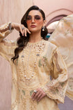 3 Piece Unstitched Embroidered Organza Suit | D-2509-A - MARIA.B