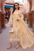 3 Piece Unstitched Embroidered Organza Suit | D-2509-A - MARIA.B