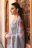 3 Piece Unstitched Embroidered Organza Suit | D-2509-B - MARIA.B