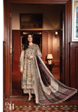 3 Piece Unstitched Embroidered Linen Suit | DL-1211