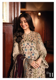 3 Piece Unstitched Embroidered Linen Suit | DL-1211