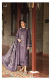 3 Piece Unstitched Embroidered Linen Suit | DL-1202