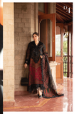 3 Piece Unstitched Embroidered Woven Suit | DL-1204