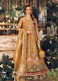 3 Piece Unstitched Embroidered Organza Suit | BD-2907 | Maira B