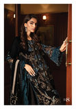 3 Piece Unstitched Embroidered Velvet Suit | DL-1208