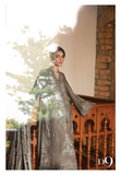 3 Piece Unstitched Embroidered Velvet Suit | DL-1209 | Maria B