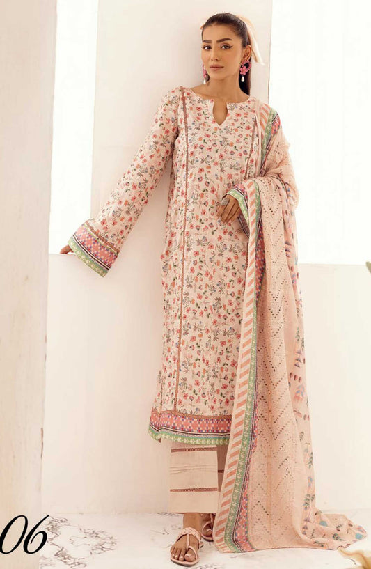 Mahees Hoorain Embroidered Lawn Collection Vol 08 By Riaz Arts D-06