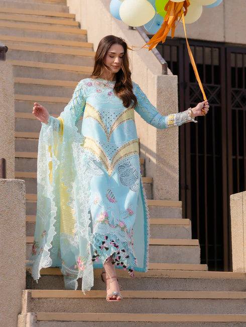 DR-01 | 3 PC Luxury Lawn - PARISHAY