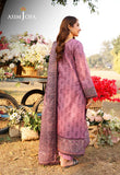 AJUUB-19 Printed Lawn 3 Pcs | ASIM JOFA