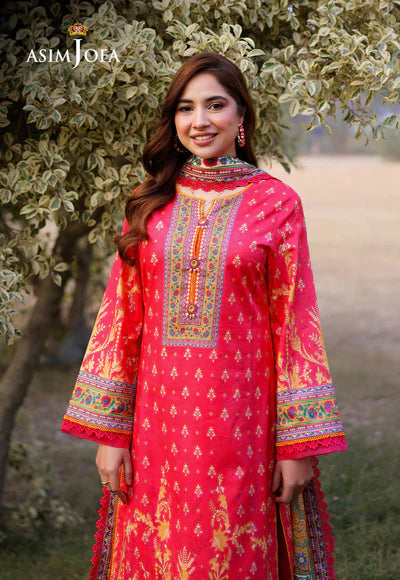 AJUUB-16 Printed Lawn 3 Pcs | ASIM JOFA