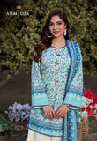 AJUUB-13 Printed Lawn 3 Pcs | ASIM JOFA