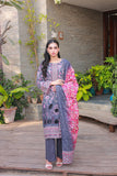 LaserKari Lawn Embroidered - D4 - DOR