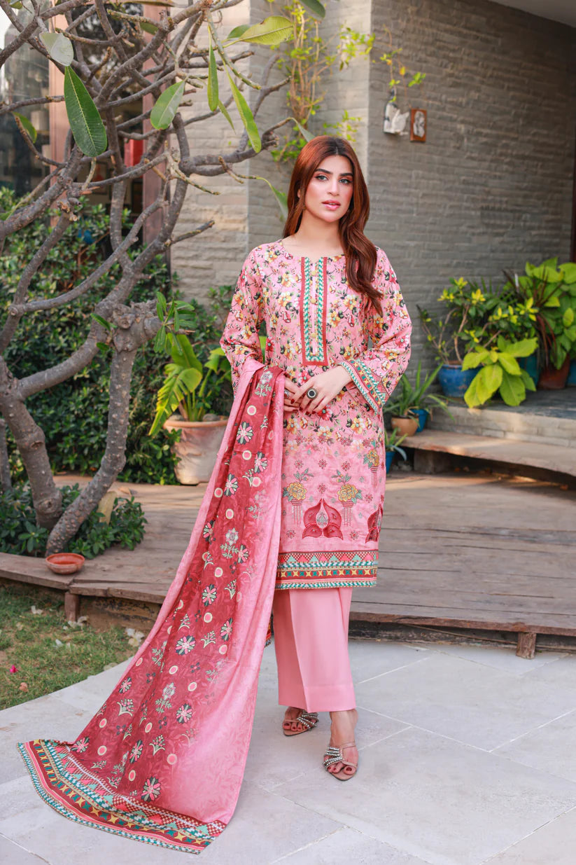 LaserKari Lawn Embroidered - D3 - DOR