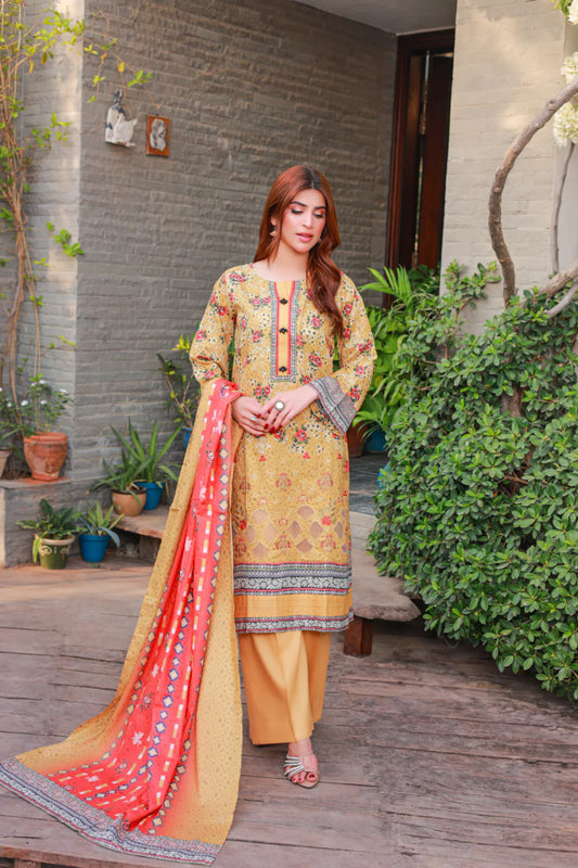 LaserKari Lawn Embroidered - D5 - DOR