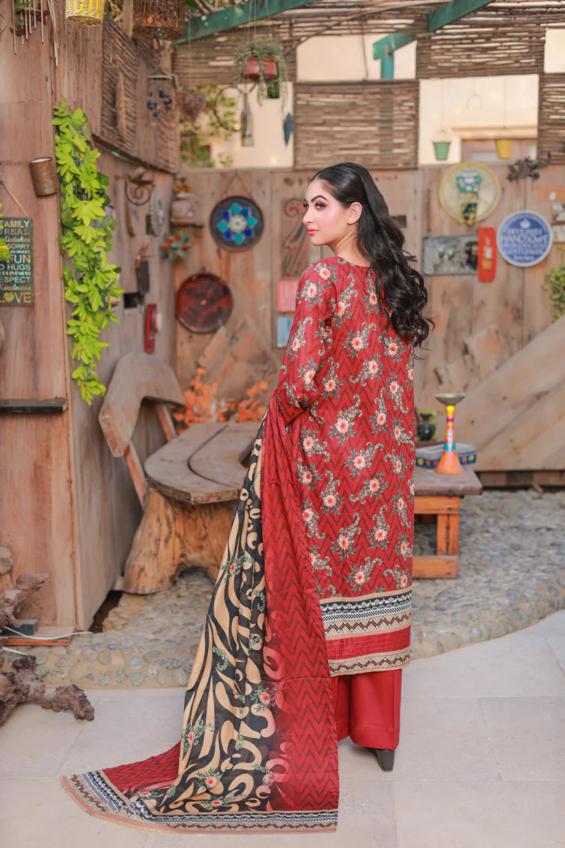 LaserKari Lawn Embroidered - D9 - DOR