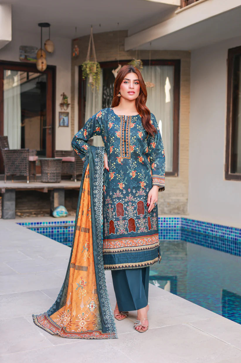 LaserKari Lawn Embroidered - D8 - DOR