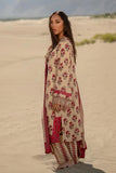 3 Pc Unstitched Printed Linen Suit | 502-A | Maria B