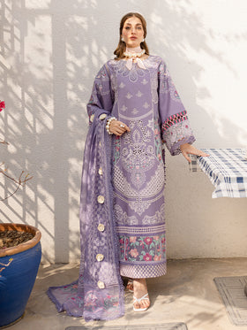 MS-05 | 3 PC Luxury Lawn- Parishay