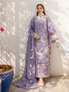 MS-05 | 3 PC Luxury Lawn- Parishay