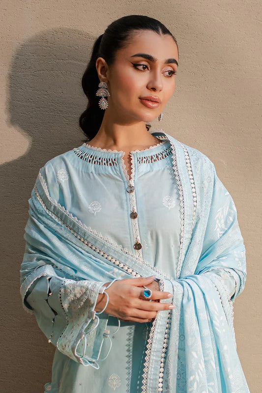 Embroidered Shirt Shalwar Dupatta 0709  -  ZELLBURY