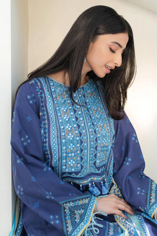 Embroidered Shirt Shalwar Dupatta 1681 - Zellbury