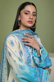 Embroidered Shirt Dupatta 1694 - zellbury