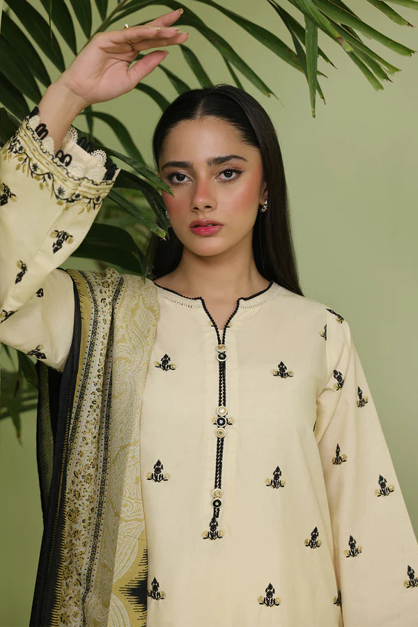 Embroidered Shirt Shalwar Dupatta 1369 - Zellbury