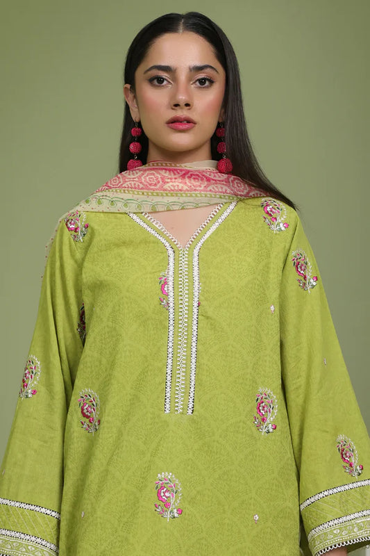 Embroidered Shirt Shalwar Dupatta 1462 - Zellbury